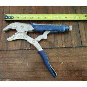 9" Overall Length Curved Jaw Locking Pliers Williams 23203 Tool